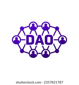 DAO community icon with users svg