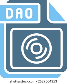 DAO Glyph Two Colour Icon