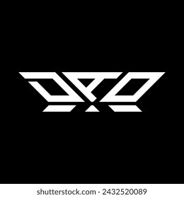 DAO letter logo vector design, DAO simple and modern logo. DAO luxurious alphabet design   svg