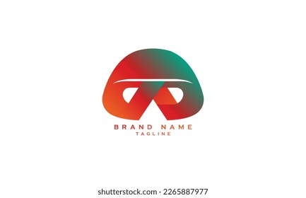 DAP, DAB, AD, DA, Abstract initial monogram letter alphabet logo design