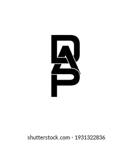 dap letter original monogram logo design