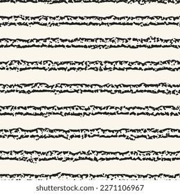 Dappled Ink Drawn Textured Striped Pattern