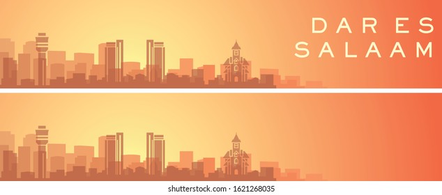 Dar es Salaam Beautiful Skyline Scenery Banner