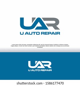 DAR initial logo for auto repair and automotive