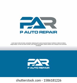 DAR initial logo for auto repair and automotive