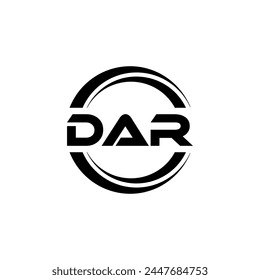 DAR Letter Logo Design, Inspiration for a Unique Identity. Modern Elegance and Creative Design. Watermark Your Success with the Striking this Logo.