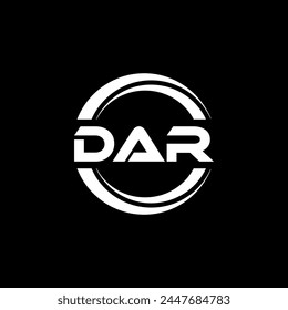 DAR Letter Logo Design, Inspiration for a Unique Identity. Modern Elegance and Creative Design. Watermark Your Success with the Striking this Logo.