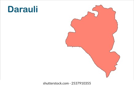 Darauli subdivision map ,Siwan District, Bihar State, Republic of India, Government of Bihar, Indian territory, Eastern India, politics, village, tourism