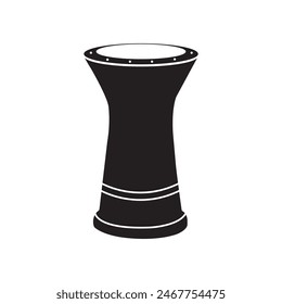 Darbuka icon, a traditional percussion musical instrument from the Middle East