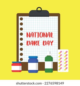 Día de la Cuidada. Diseño adecuado para carteles y pancartas de tarjetas de felicitación