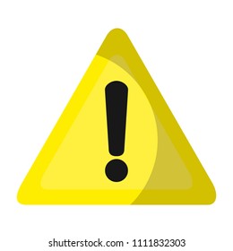 darger caution emblem and warning symbol