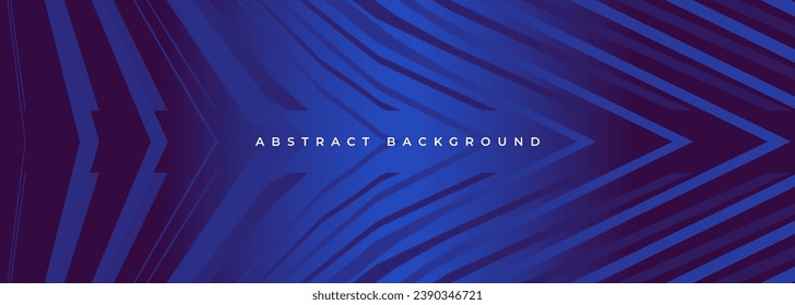 Dark 3d abstract modern background with blue glowing stripes. Futuristic technology concept design for banner, backdrop, wallpaper, cover, presentation background. Vector illustration