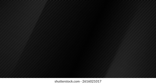 Dark abstract background, black background with grey lines, texture with diagonal lines.vector eps10