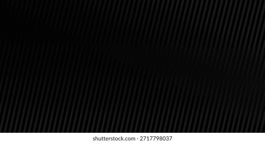 Fundo abstrato escuro, fundo preto com linhas cinzas, textura com linhas diagonais