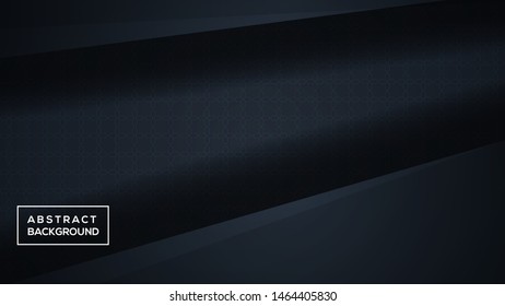 Dunkler abstrakter Hintergrund mit schwarzen Überlappungsschichten. Modernes Hintergrunddesign. Modernes Design der Vektorillustration, modernes Vorlagendesign. Vektorillustration Illustration . 