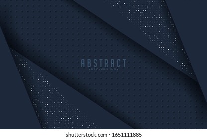 	
Fondo abstracto oscuro con capas de solapamiento negro.