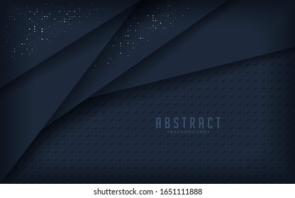	
Fondo abstracto oscuro con capas de solapamiento negro.