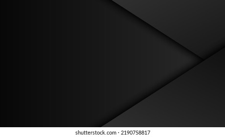 Dark Abstract Background Black Overlap  Vector