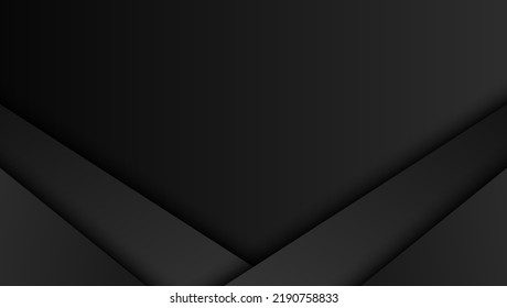 Dark Abstract Background Black Overlap  Vector