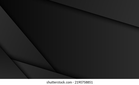 Dark Abstract Background Black Overlap  Vector