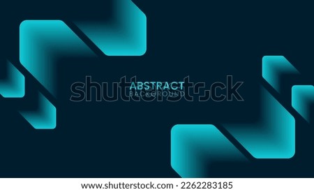 Dark abstract background with dark blue green turquoise background with abstract shape, dynamic and sport banner concept