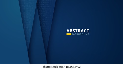 Dark abstract background with dark blue overlap layers