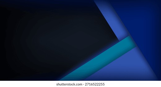 Fondo abstracto oscuro con textura de capas superpuestas azules. Plantilla de diseño de Vector para el uso para el Fondo de pantalla, cartel, folleto, cubierta, Anuncio, publicidad, corporativo.