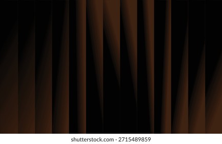 Un fondo abstracto oscuro con líneas de Vertical pixeladas marrón y negro