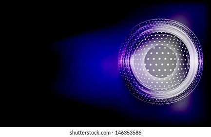  dark abstract background with circular object