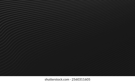 Dark abstract background with curve line for backdrop or presentation