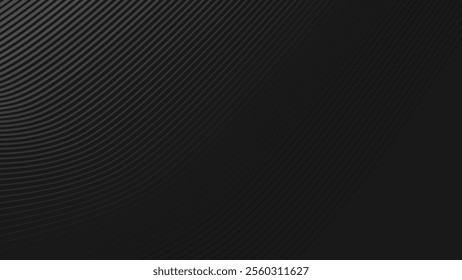 Dark abstract background with curve line for backdrop or presentation