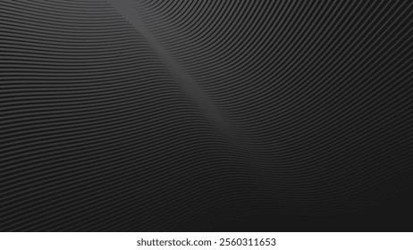 Dark abstract background with curve line for backdrop or presentation