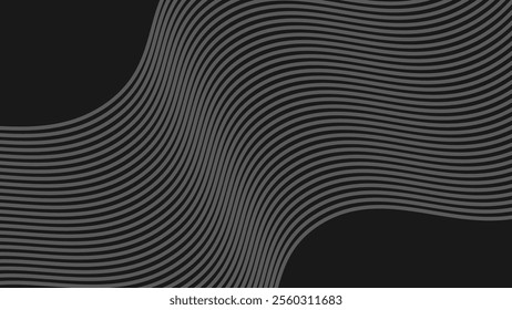 Dark abstract background with curve line for backdrop or presentation