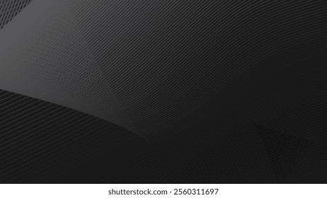 Dark abstract background with curve line for backdrop or presentation