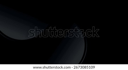 Dark abstract background with dynamic gradient circles. Creative design of overlapping circles. Simple and modern geometric pattern elements for covers, banners, certificates, and cards. Eps. 2