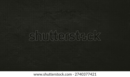 A dark, abstract background featuring a dense, uniform grid composed of many small, faintly glowing square outlines. The pattern repeats across the entire frame, creating a subtle technological or dig
