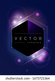 dark abstract background with flashes of light