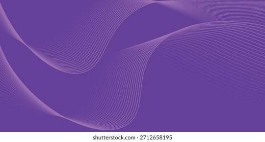 fundo abstrato escuro gradação futurista linhas curvas e partículas de luz. linhas fundo