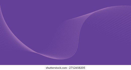 dark abstract background futuristic gradation curved lines and light particles. lines background