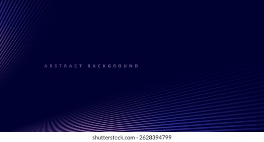 dark abstract background with futuristic surface gradient purple lines vector