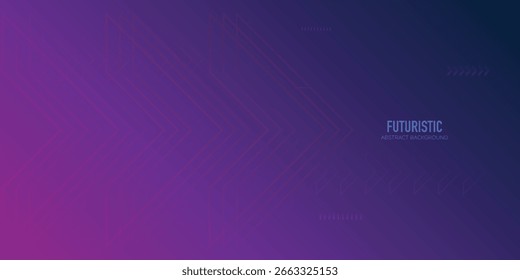 Fondo Abstractas oscuro con líneas de flecha brillante para la Tecnología, con un concepto futurista con diseño moderno de líneas geométricas, ideal para Anuncios, cubiertas, carteles y encabezados de Web