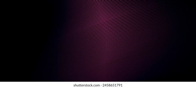 Dark abstract background with glowing circles. Swirl circular lines element. Shiny lines. Futuristic technology concept