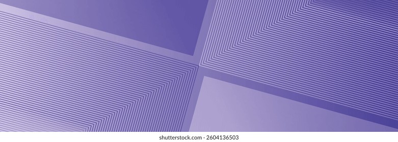 Dark abstract background with glowing geometric lines. Modern shiny purple blue gradient rounded square lines pattern. vector.