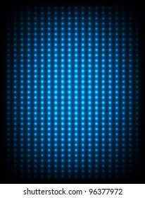 Dark abstract background with glowing lights. Vector