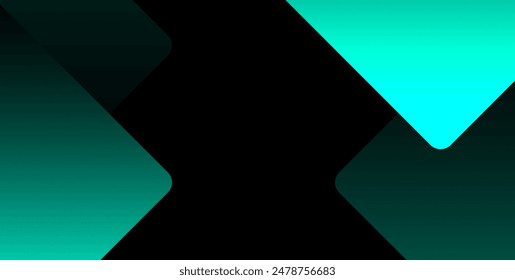 Dark abstract background with glowing shiny line. Modern gradient geometric shape graphic. Dynamic shapes composition. Suit for poster, cover, banner, booklet, website, flyer, backdrop, card