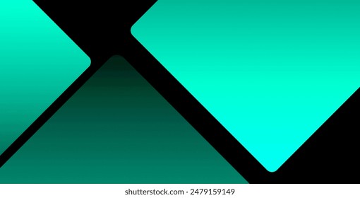 Dark abstract background with glowing shiny line. Modern gradient geometric shape graphic. Dynamic shapes composition. Suit for poster, cover, banner, booklet, website, flyer, backdrop, card