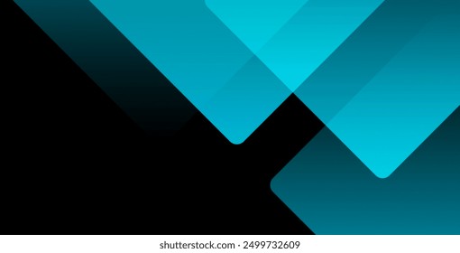Dark abstract background with glowing shiny line. Modern gradient geometric shape graphic. Dynamic shapes composition. Suit for poster, cover, banner, booklet, website, flyer, backdrop, card