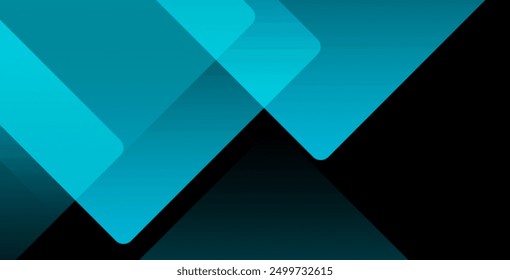 Dark abstract background with glowing shiny line. Modern gradient geometric shape graphic. Dynamic shapes composition. Suit for poster, cover, banner, booklet, website, flyer, backdrop, card