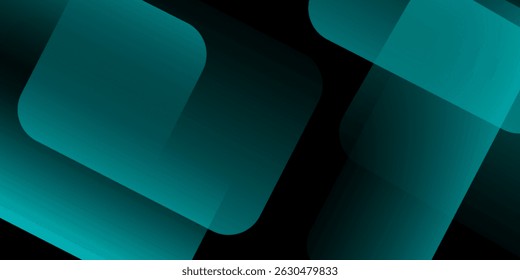 Dunkler abstrakter Hintergrund mit glänzender Linie. Moderne geometrische Gradientenform. Dynamische Formenzusammensetzung. Anzug für Poster, Umschlag, Banner, Broschüre, Website, Flyer, Hintergrund, Karte