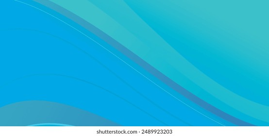 Dark abstract background with glowing wave. Shiny moving lines design element. Modern purple blue gradient flowing wave lines. Futuristic technology concept. Vector illustration